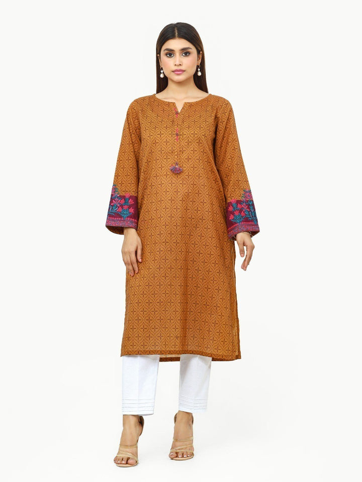 Pret 1Pc Embroidered Khaddar Shirt - EWTKE22-68590