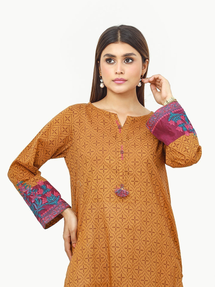 Pret 1Pc Embroidered Khaddar Shirt - EWTKE22-68590