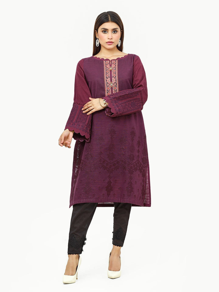 Pret 1Pc Embroidered Khaddar Shirt - EWTKE22-68672S