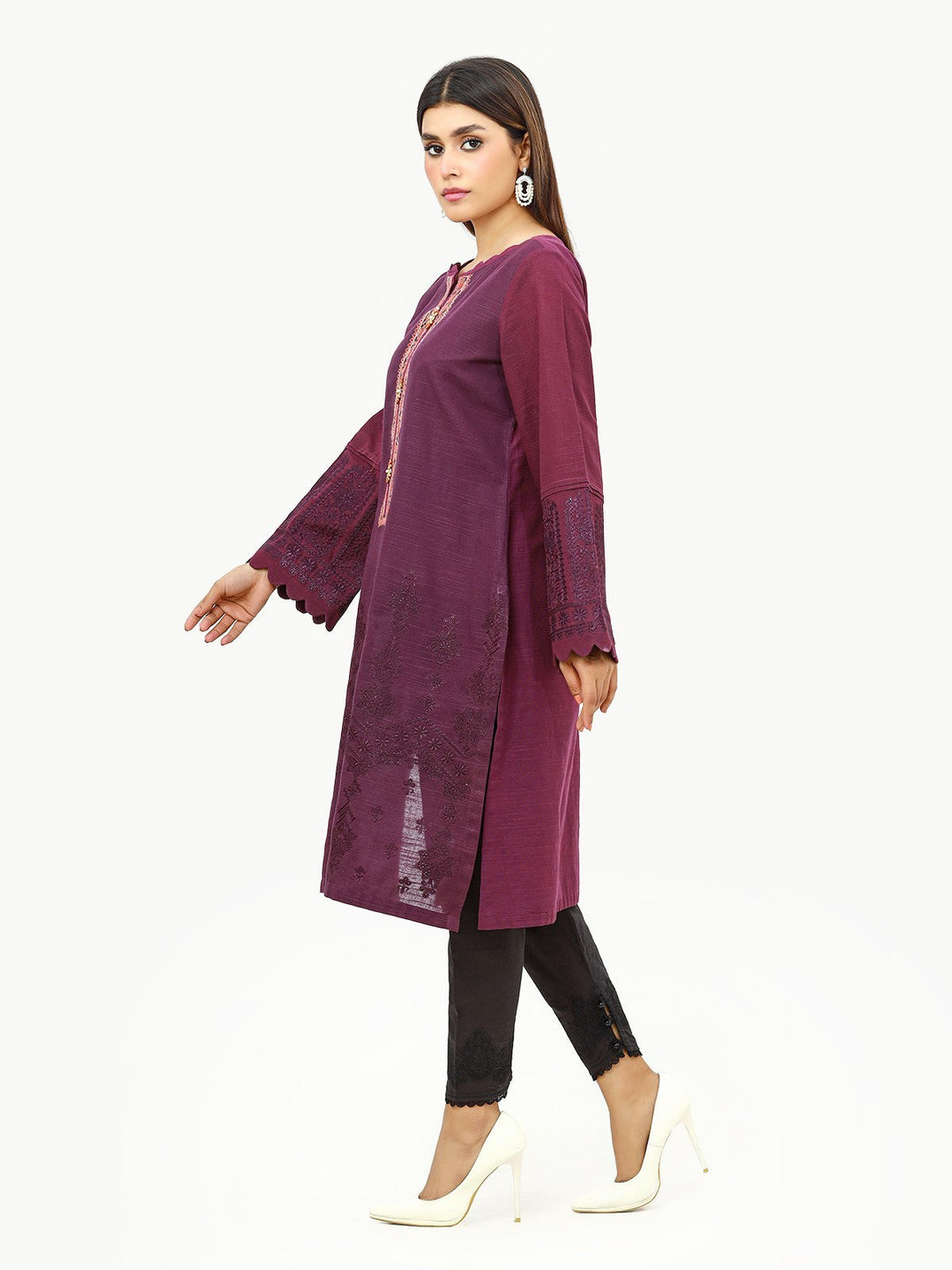Pret 1Pc Embroidered Khaddar Shirt - EWTKE22-68672S
