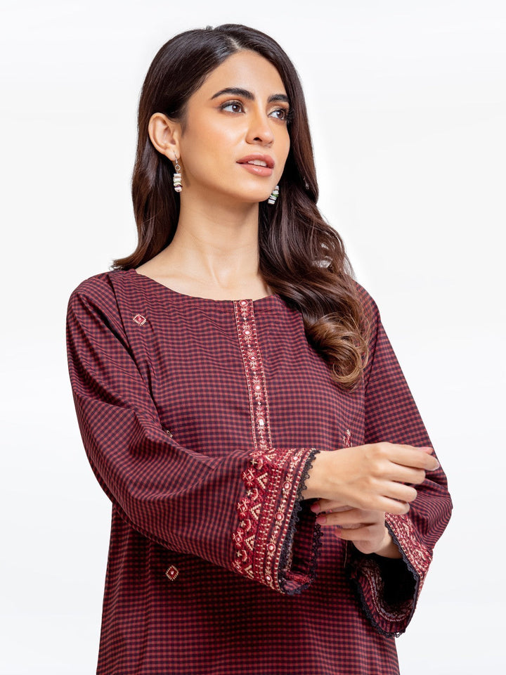 Pret 1Pc Embroidered Viscose Shirt - EWTKE22-69181