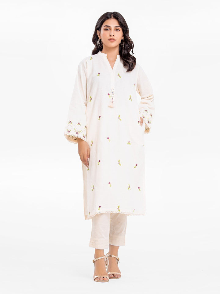 Pret 1Pc Embroidered Dobby Shirt - EWTKE23-68114S