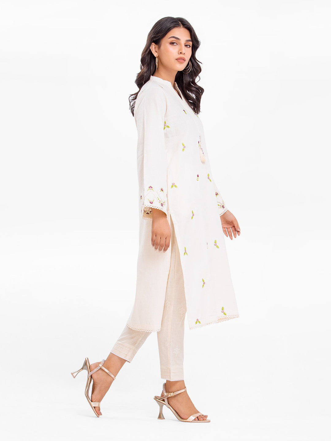 Pret 1Pc Embroidered Dobby Shirt - EWTKE23-68114S