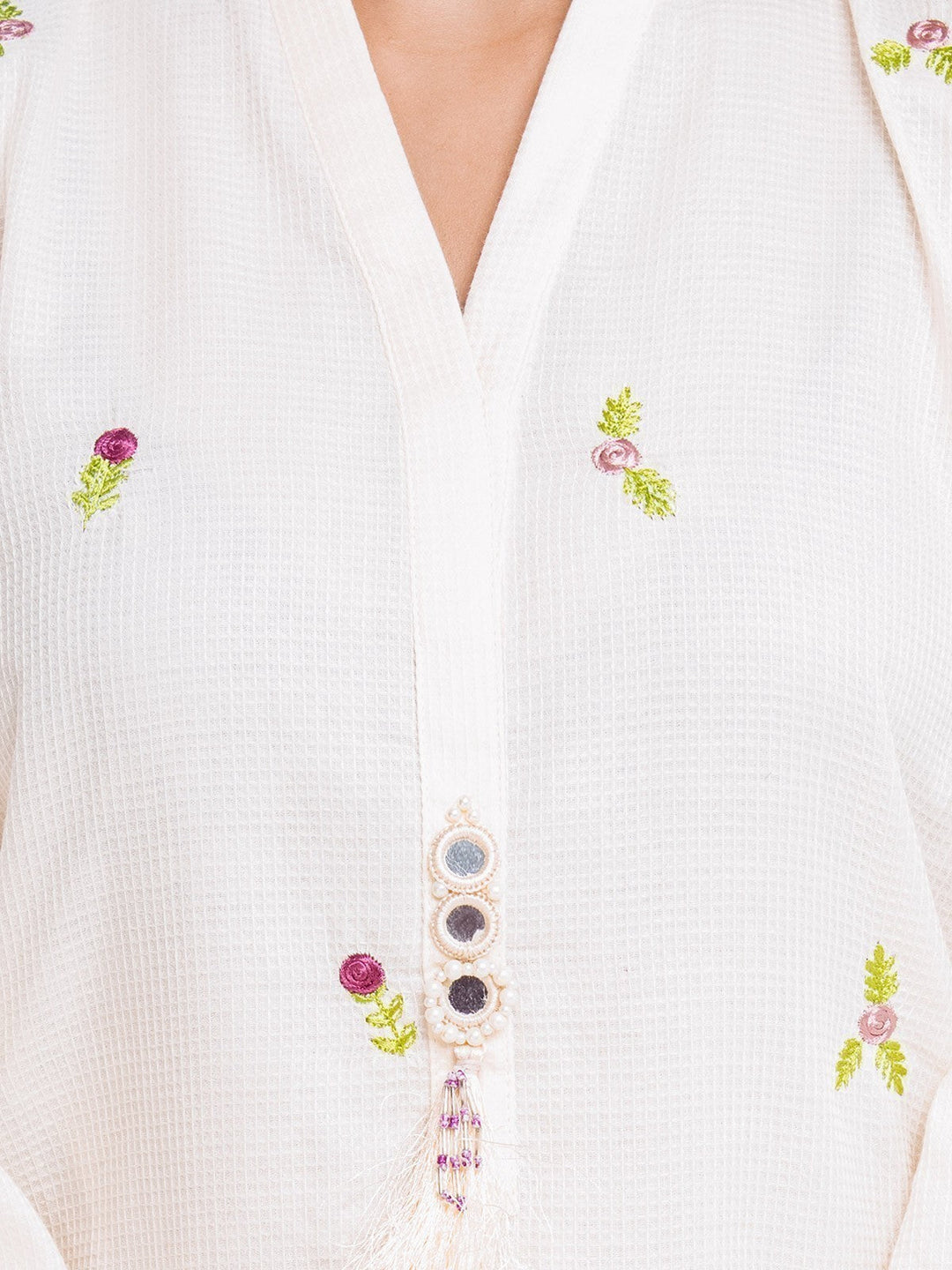 Pret 1Pc Embroidered Dobby Shirt - EWTKE23-68114S