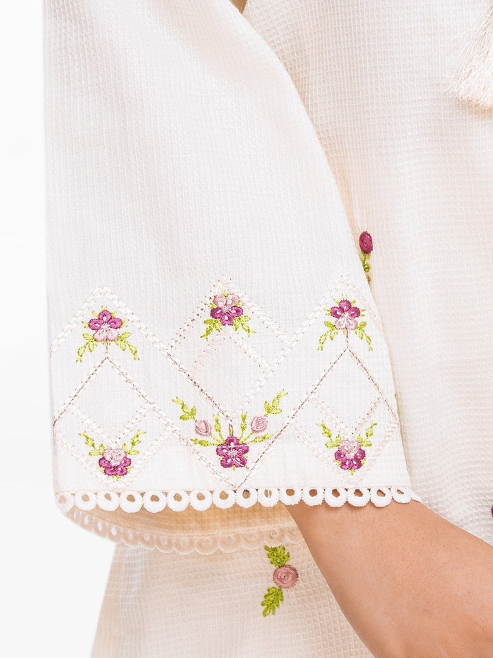 Pret 1Pc Embroidered Dobby Shirt - EWTKE23-68114S