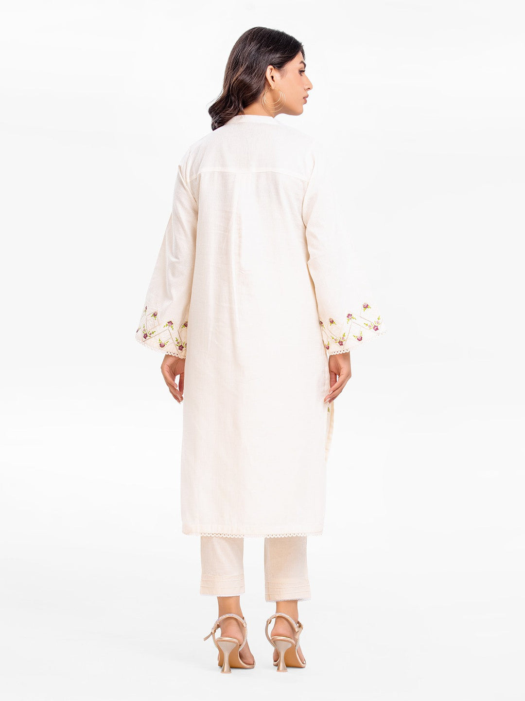 Pret 1Pc Embroidered Dobby Shirt - EWTKE23-68114S