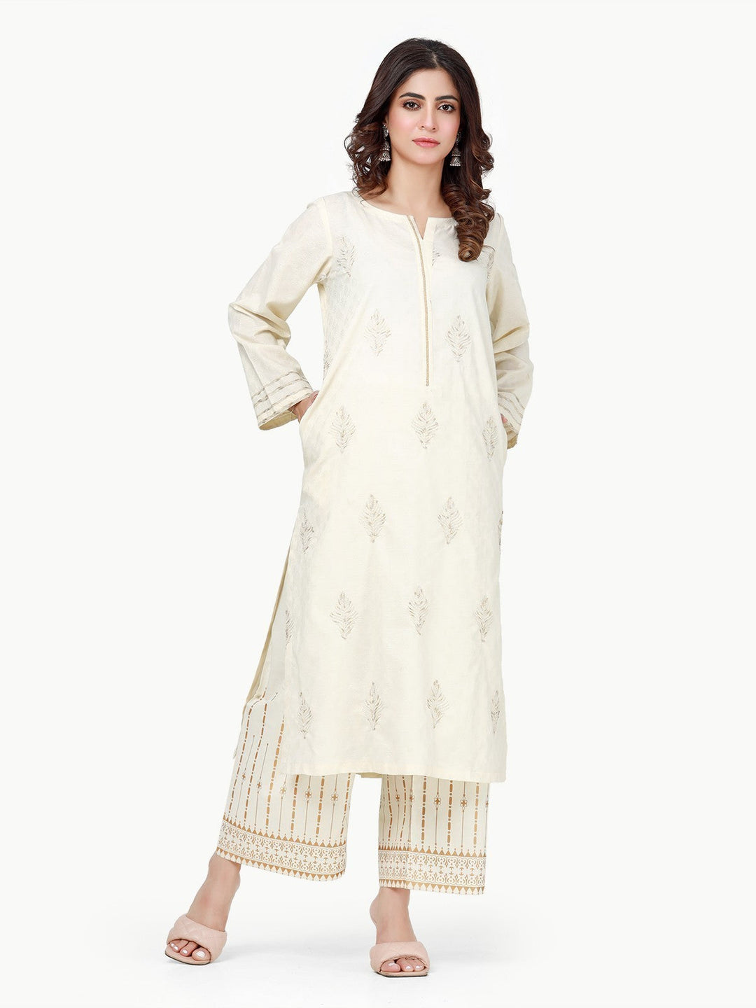 Pret 1Pc Embroidered Dobby Shirt - EWTKE23-68194S