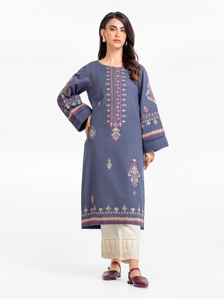 Pret 2Pc Embroidered Khaddar Shirt Trouser - EWTKE23-68662ST