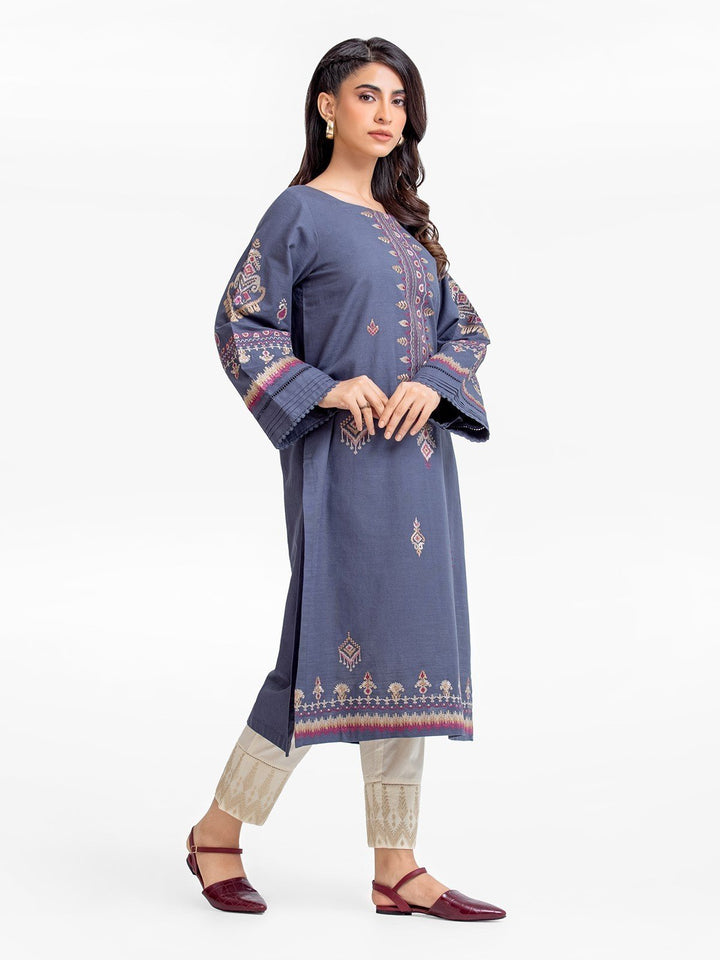 Pret 2Pc Embroidered Khaddar Shirt Trouser - EWTKE23-68662ST