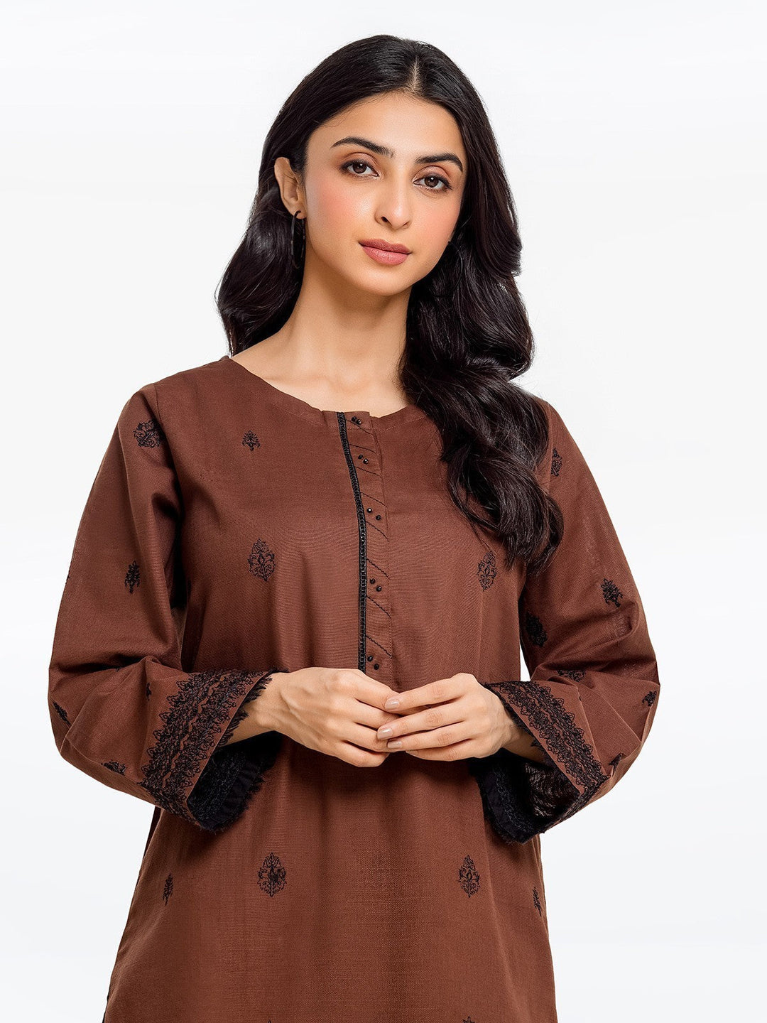 Pret 1Pc Embroidered Khaddar Shirt - EWTKE23-68673S