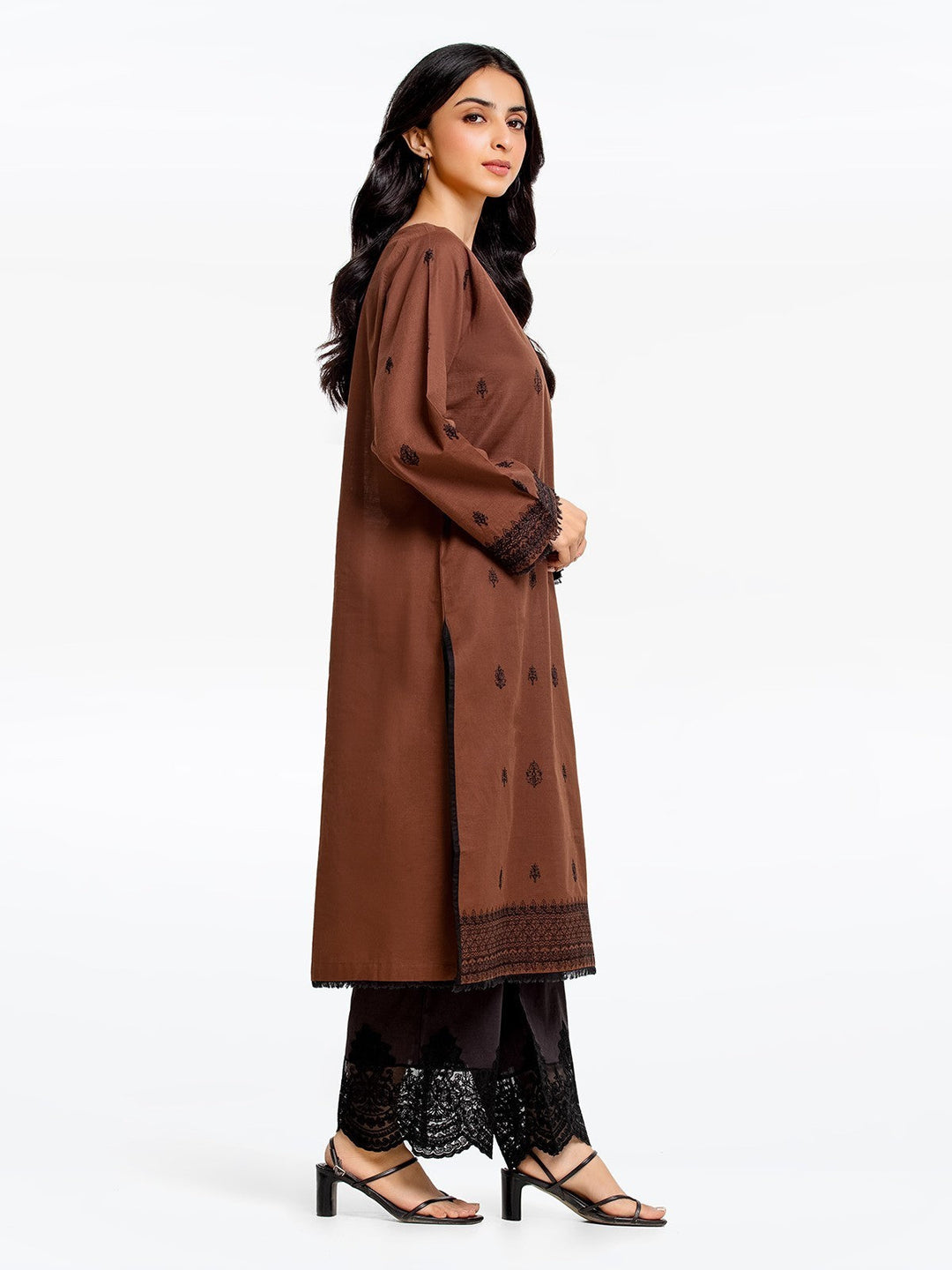 Pret 1Pc Embroidered Khaddar Shirt - EWTKE23-68673S