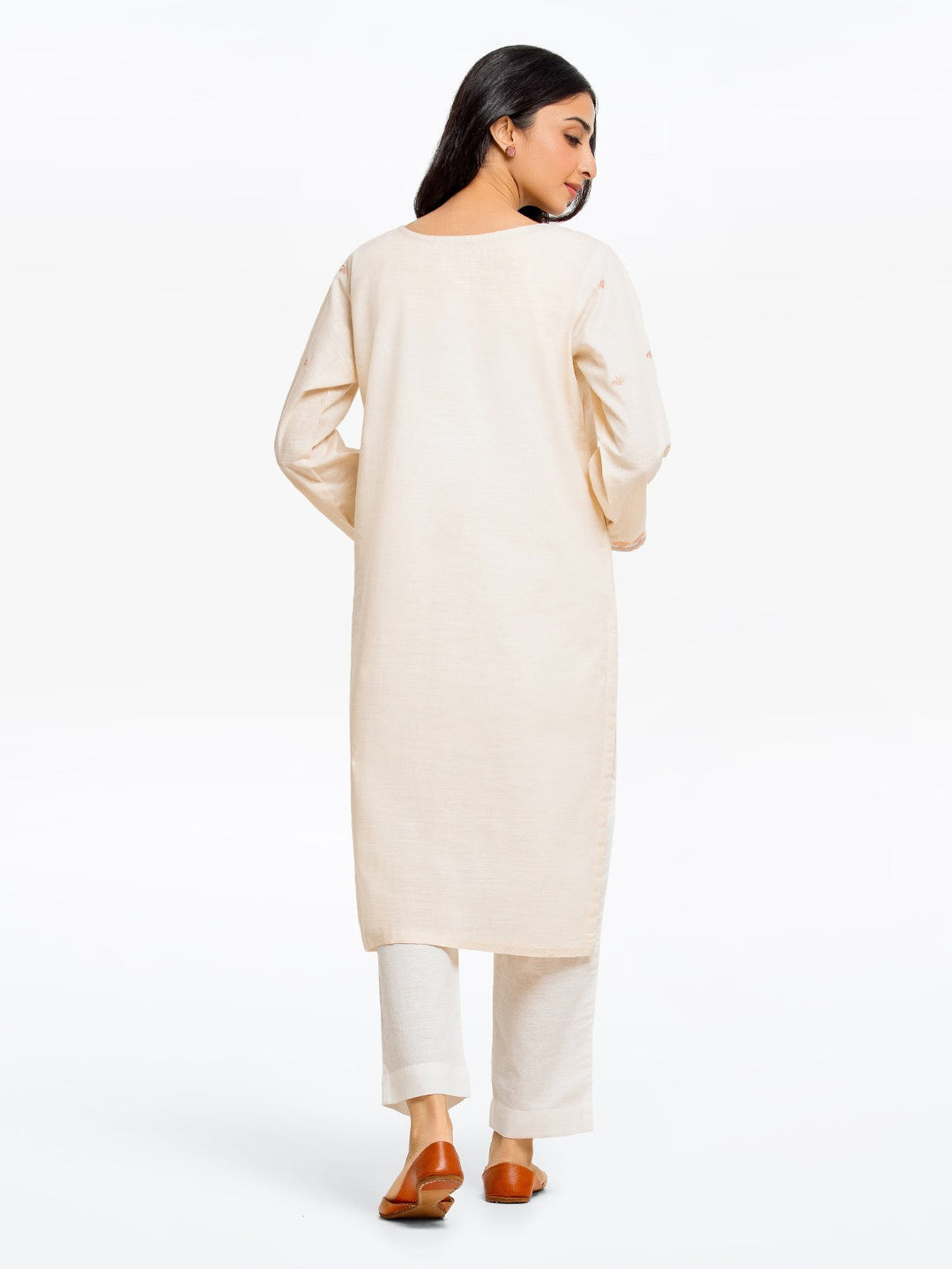 Pret 1Pc Embroidered Khaddar Shirt - EWTKE23-68679S