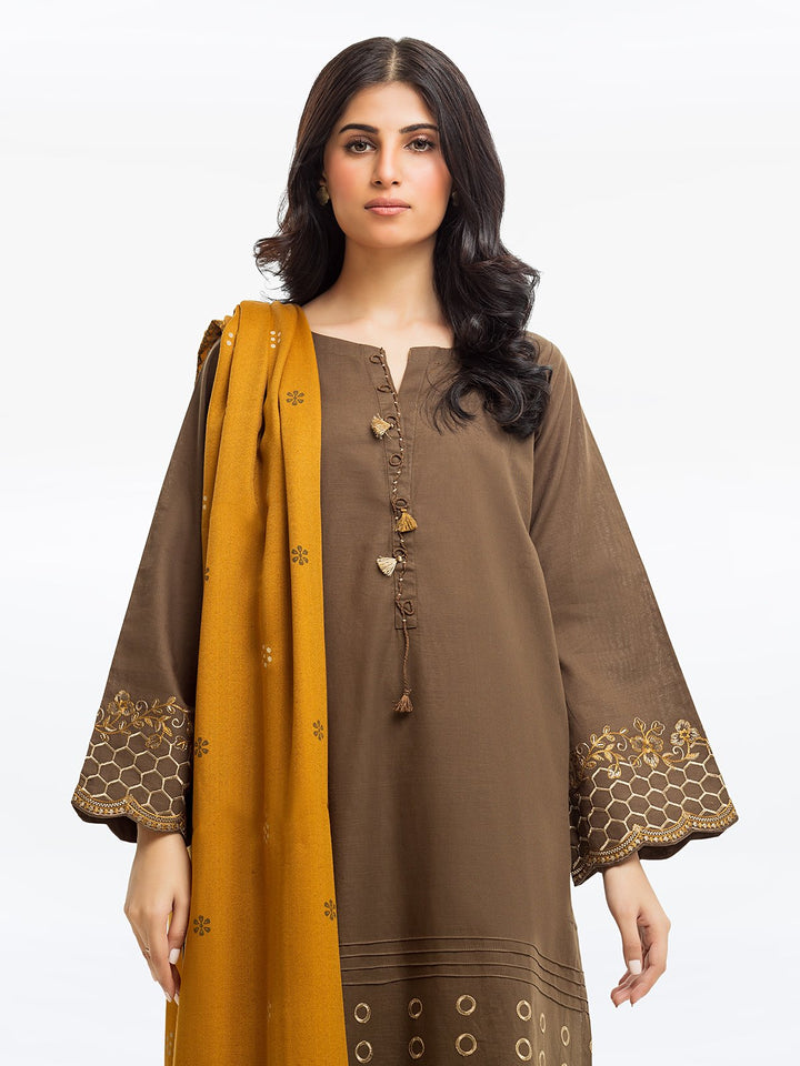 Pret 1Pc Embroidered Khaddar Shirt - EWTKE23-68682