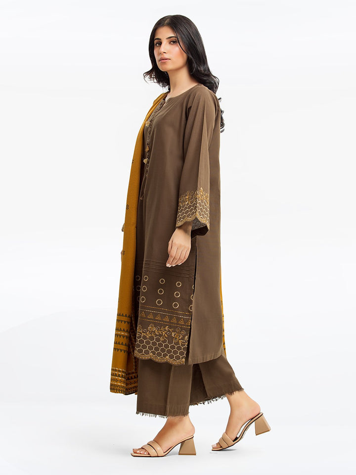 Pret 1Pc Embroidered Khaddar Shirt - EWTKE23-68682