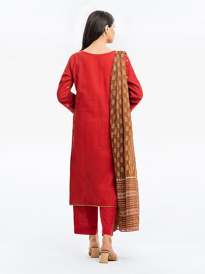 Pret 3Pc Embroidered Khaddar - EWTKE23-68708-3P