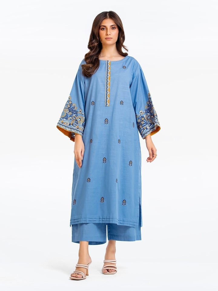 Pret 2Pc Embroidered Khaddar Shirt Trouser - EWTKE23-68711ST