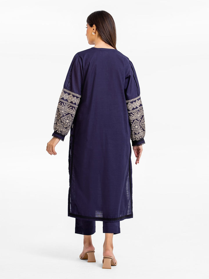 Pret 2Pc Embroidered Khaddar Shirt Trouser - EWTKE23-68712ST