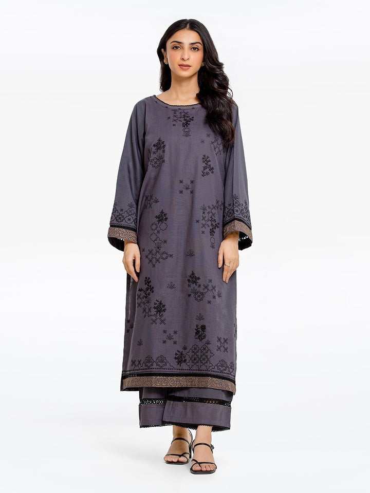Pret 2Pc Embroidered Khaddar Shirt Trouser - EWTKE23-68728ST