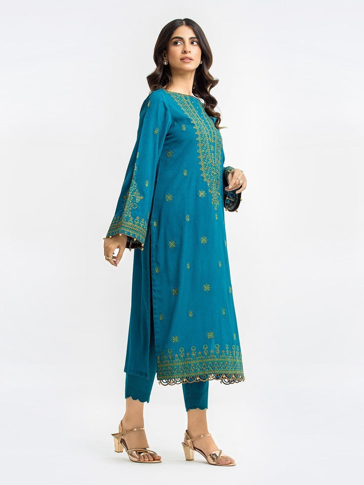 Pret 2Pc Embroidered Viscose Shirt Trouser - EWTKE23-68756ST