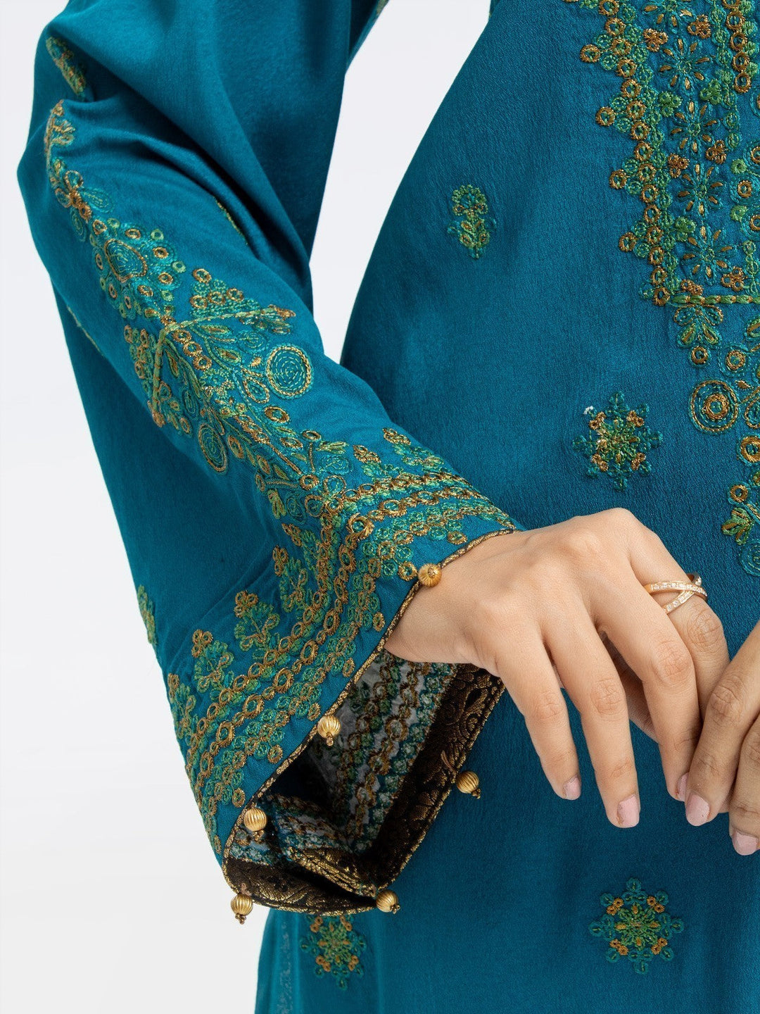 Pret 2Pc Embroidered Viscose Shirt Trouser - EWTKE23-68756ST