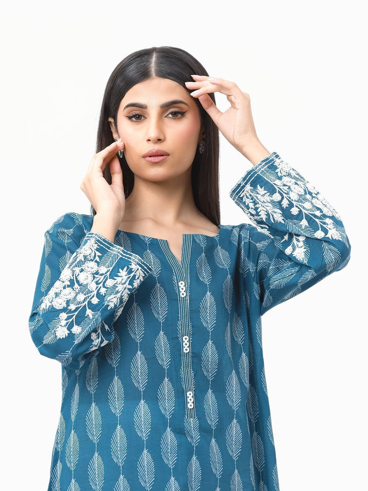 Pret 1Pc Embroidered Lawn Shirt - EWTKE23-68857S