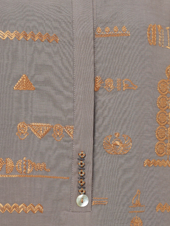 Pret 1Pc Embroidered Cambric Shirt - EWTKE23-69162