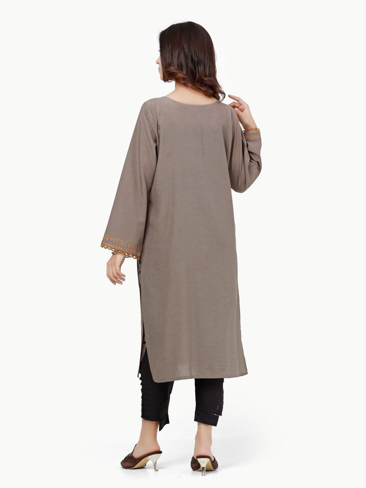 Pret 1Pc Embroidered Cambric Shirt - EWTKE23-69162