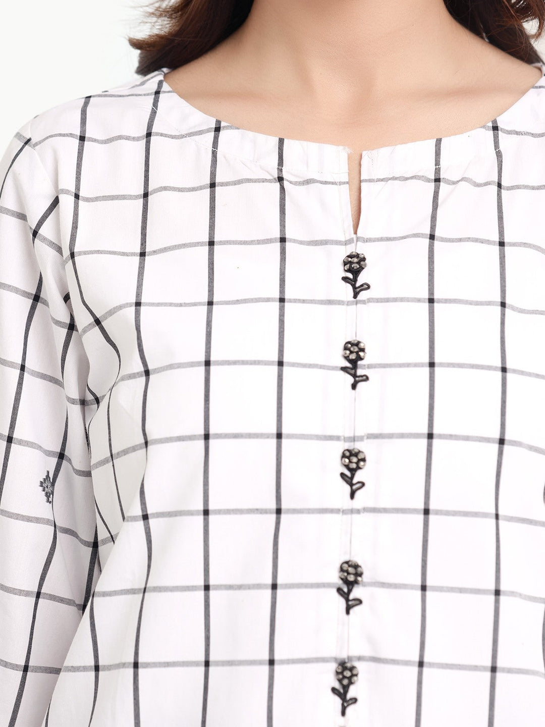 Pret 1Pc Embroidered Cotton Shirt - EWTKE23-69177