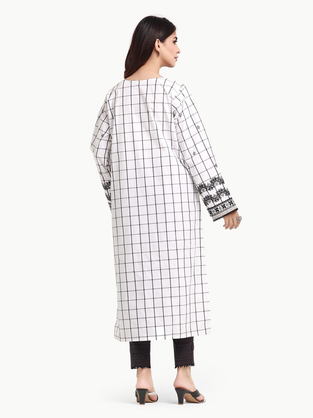 Pret 1Pc Embroidered Cotton Shirt - EWTKE23-69177