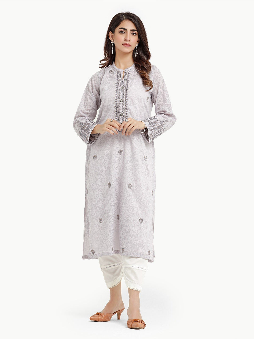 Pret 1Pc Embroidered Lawn Shirt - EWTKE23-69231