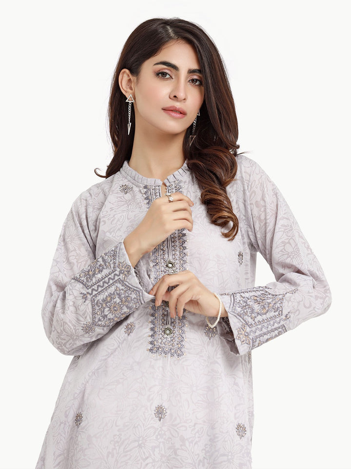 Pret 1Pc Embroidered Lawn Shirt - EWTKE23-69231