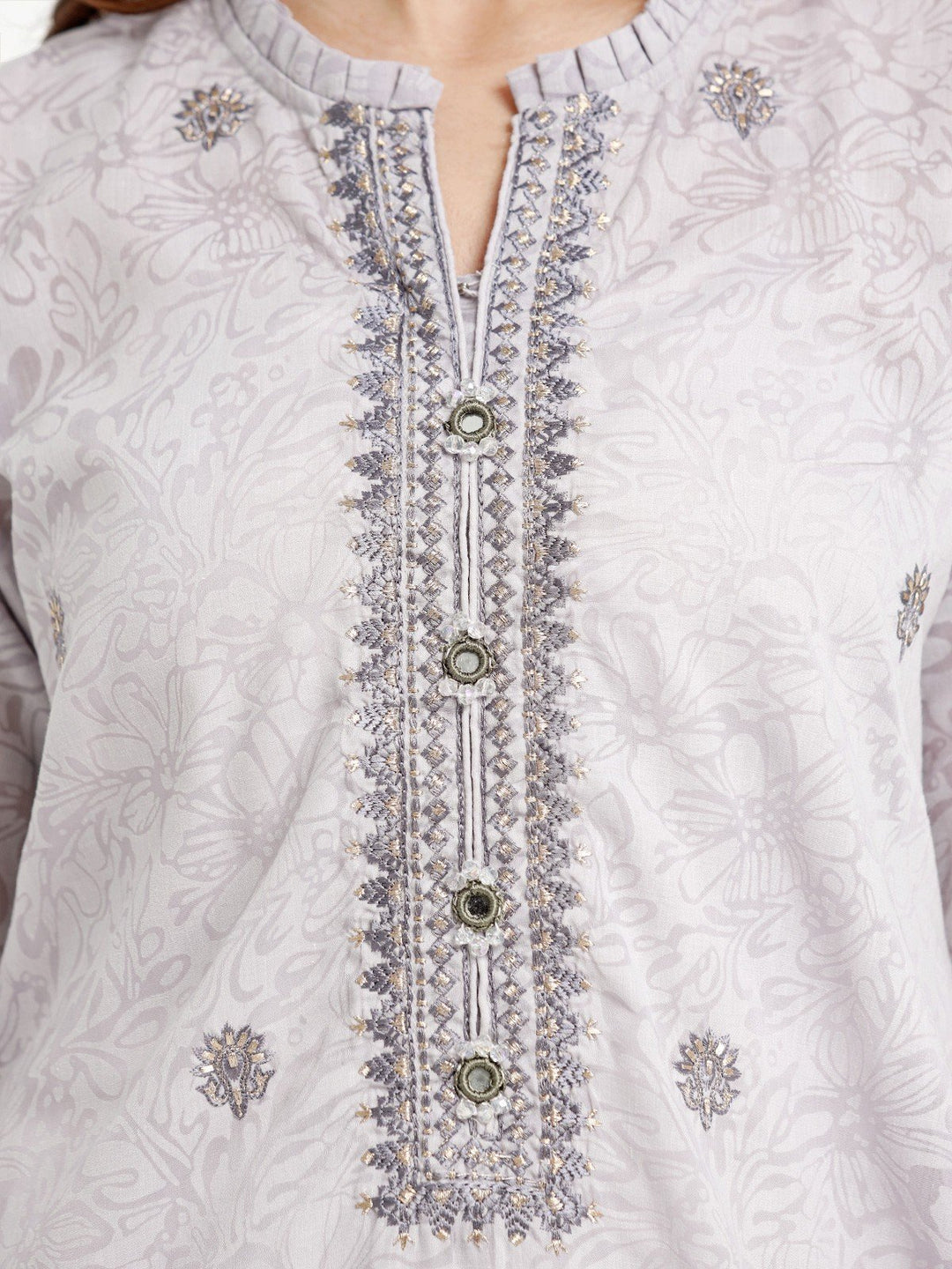Pret 1Pc Embroidered Lawn Shirt - EWTKE23-69231