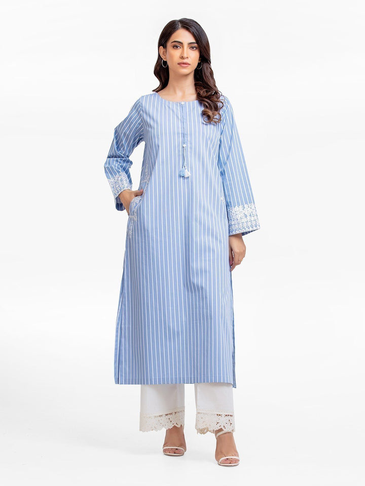 Pret 1Pc Embroidered Cotton Shirt - EWTKE23-69240