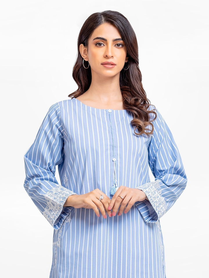 Pret 1Pc Embroidered Cotton Shirt - EWTKE23-69240