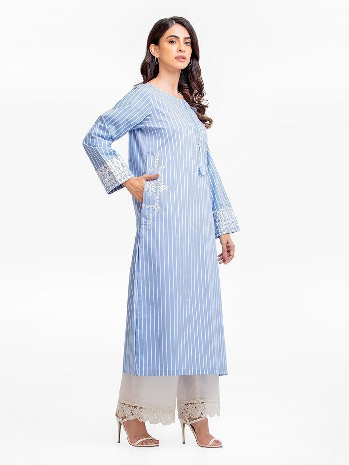 Pret 1Pc Embroidered Cotton Shirt - EWTKE23-69240