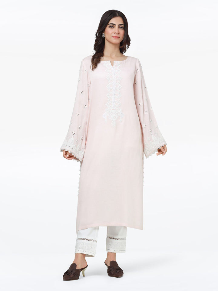 Pret 1Pc Embroidered Dobby Shirt - EWTKE23-69246