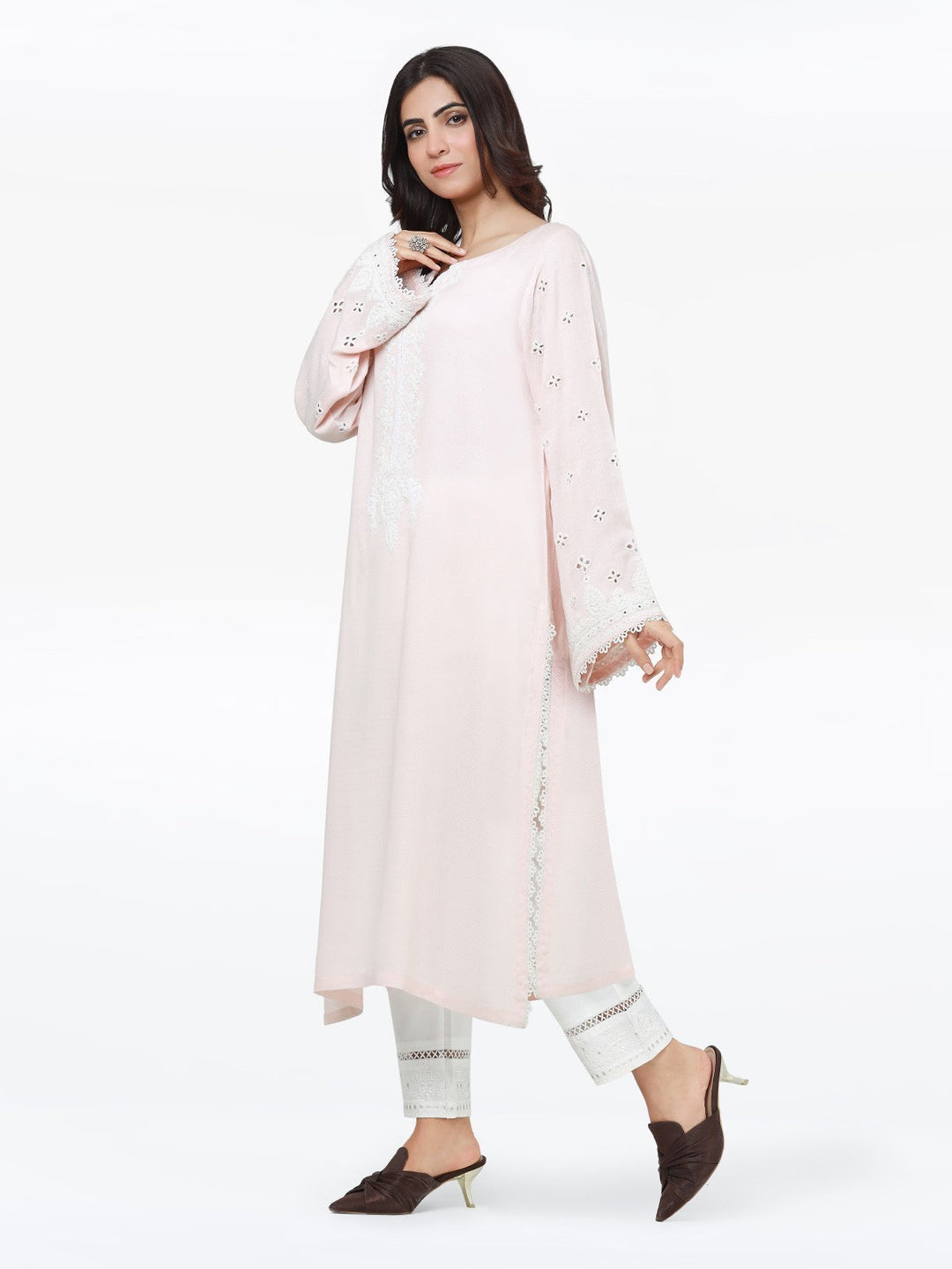 Pret 1Pc Embroidered Dobby Shirt - EWTKE23-69246