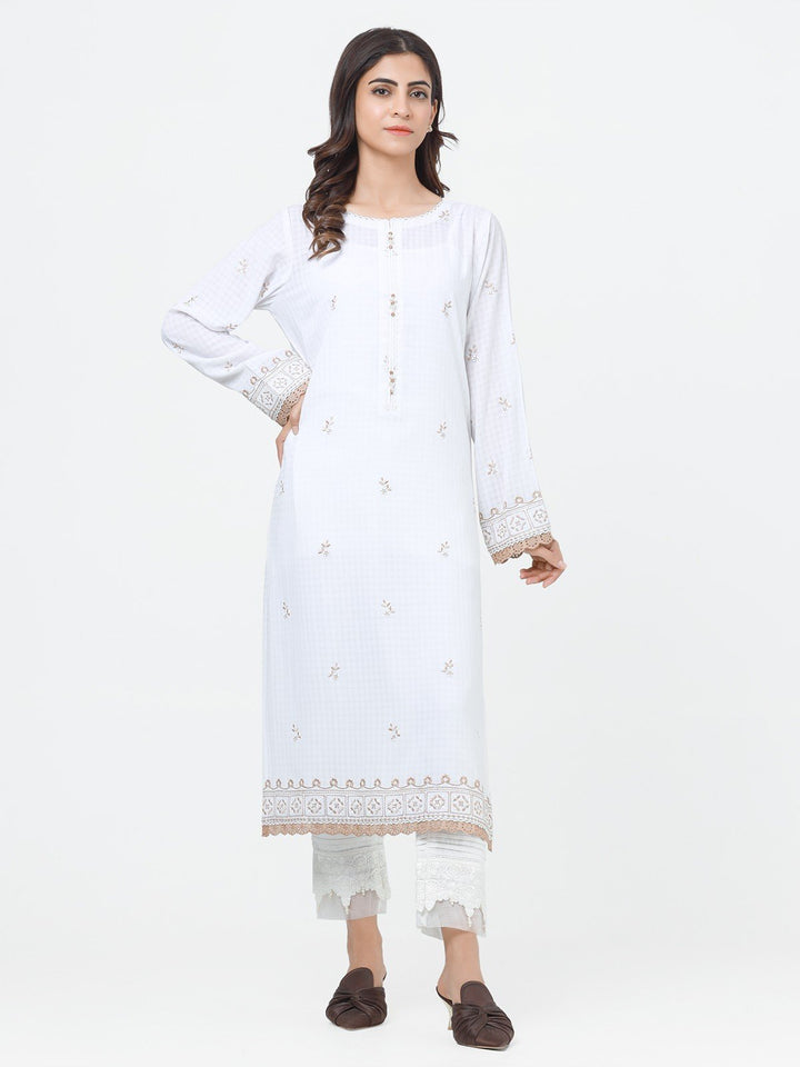 Pret 1Pc Embroidered Lawn Shirt - EWTKE23-69257S