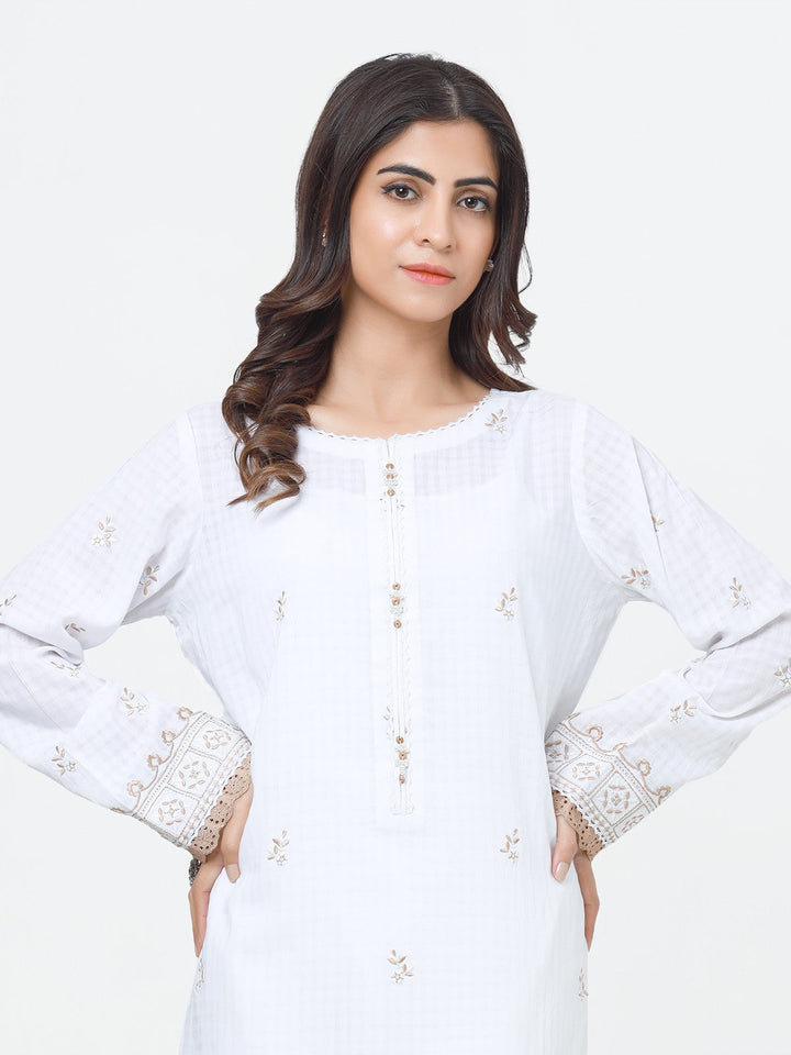 Pret 1Pc Embroidered Lawn Shirt - EWTKE23-69257S