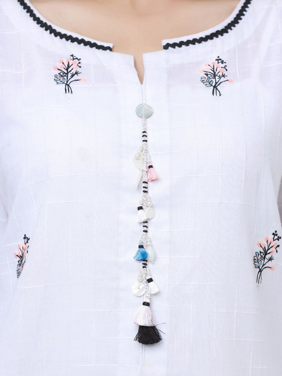 Pret 1Pc Embroidered Cotton Shirt - EWTKE23-69272S