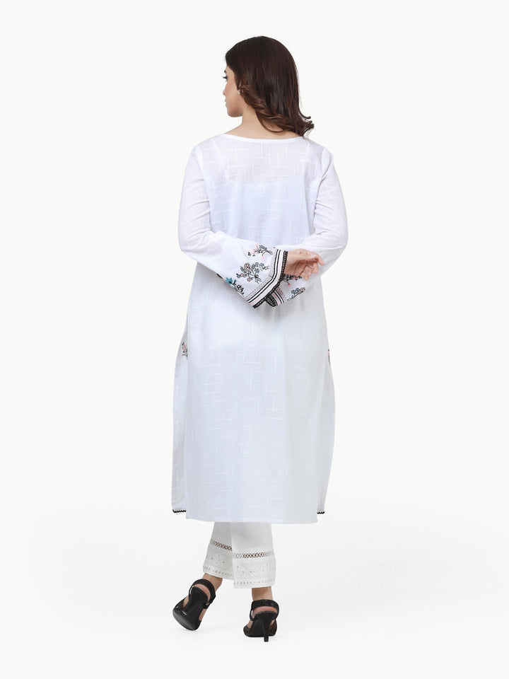 Pret 1Pc Embroidered Cotton Shirt - EWTKE23-69272S