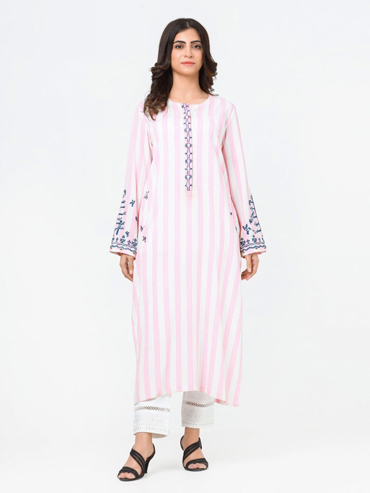 Pret 1Pc Embroidered Viscose Shirt - EWTKE23-69278S