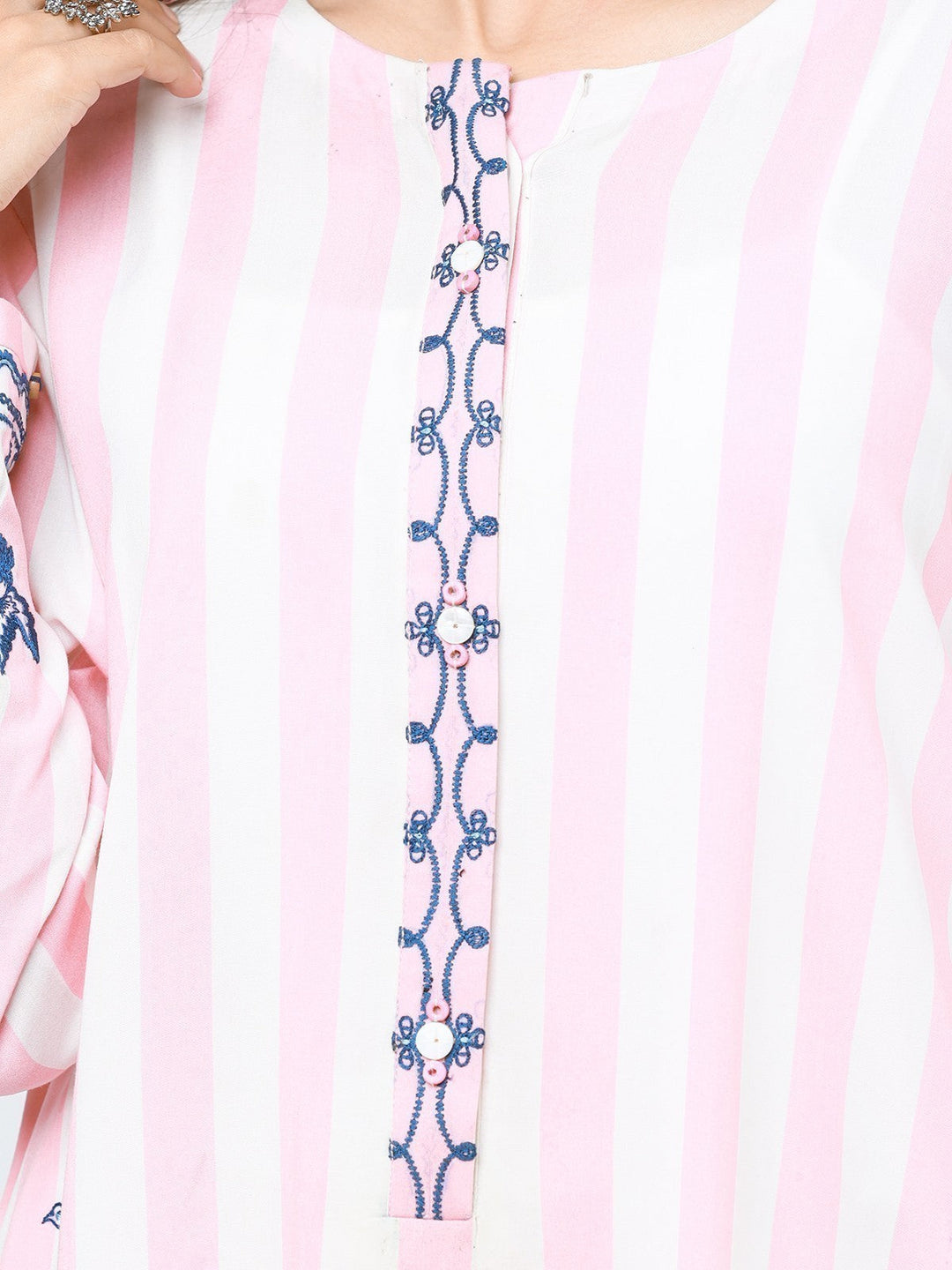 Pret 1Pc Embroidered Viscose Shirt - EWTKE23-69278S