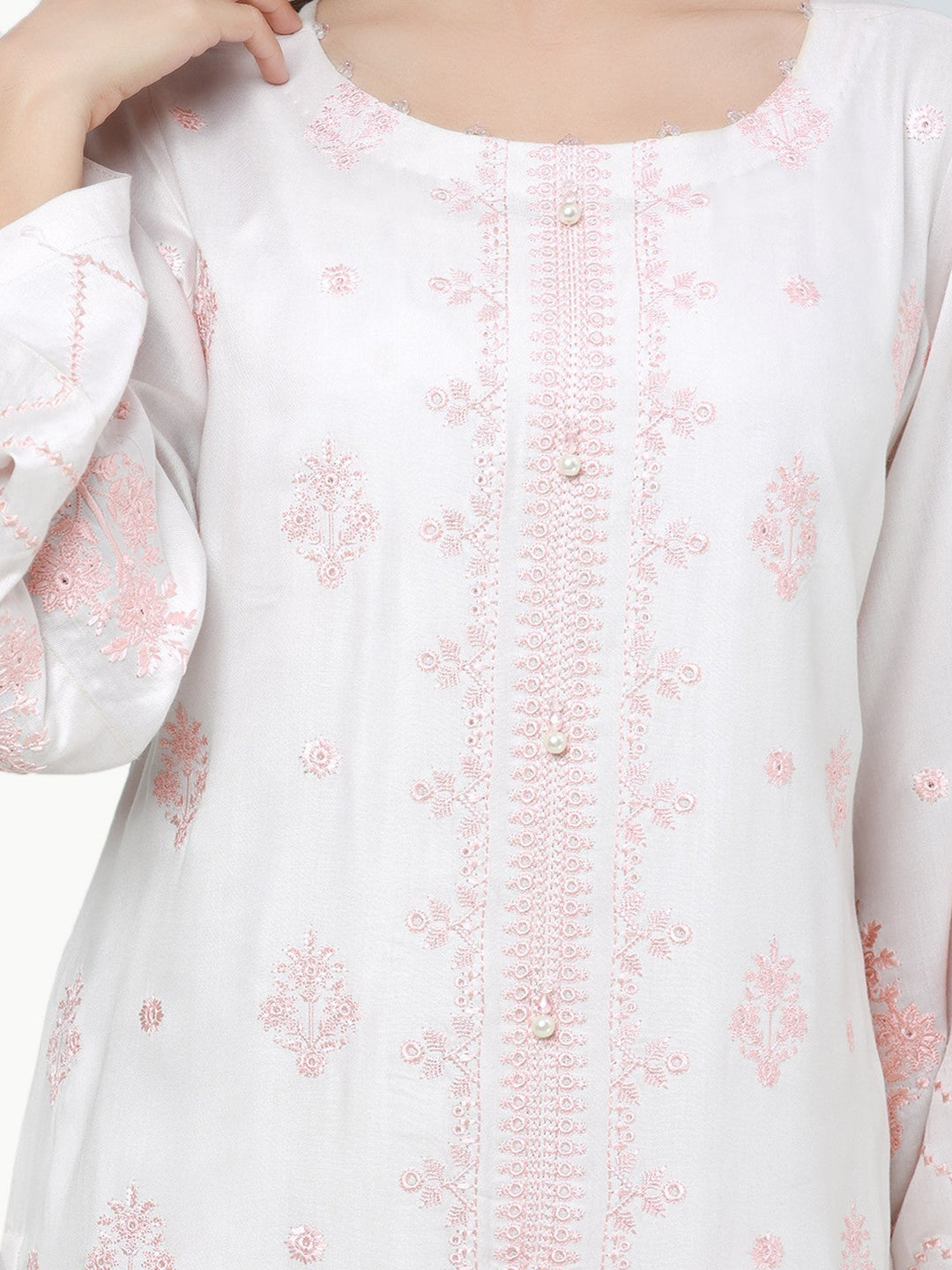 Pret 1Pc Embroidered Viscose Crepe Shirt - EWTKE23-69280S