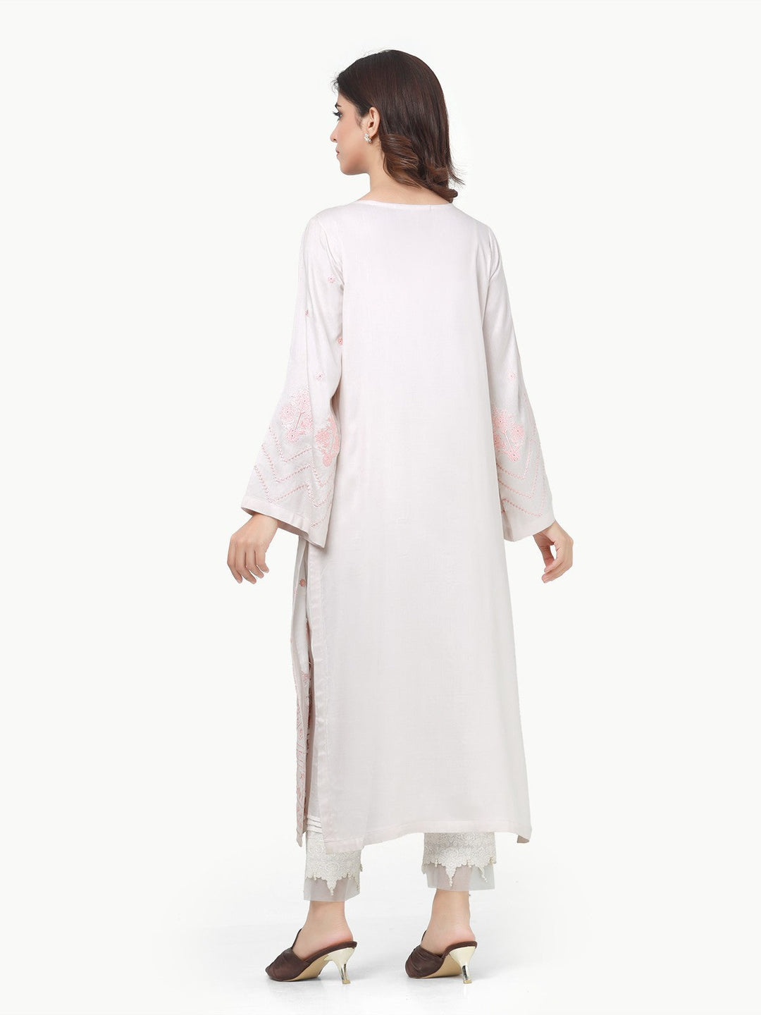 Pret 1Pc Embroidered Viscose Crepe Shirt - EWTKE23-69280S