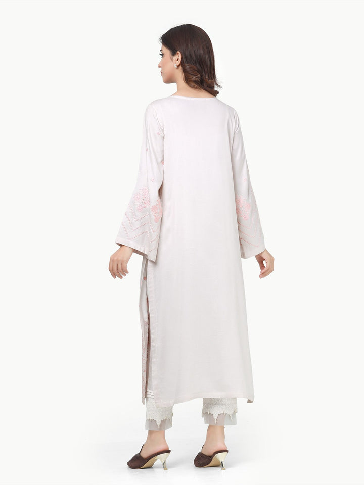 Pret 1Pc Embroidered Viscose Crepe Shirt - EWTKE23-69280S