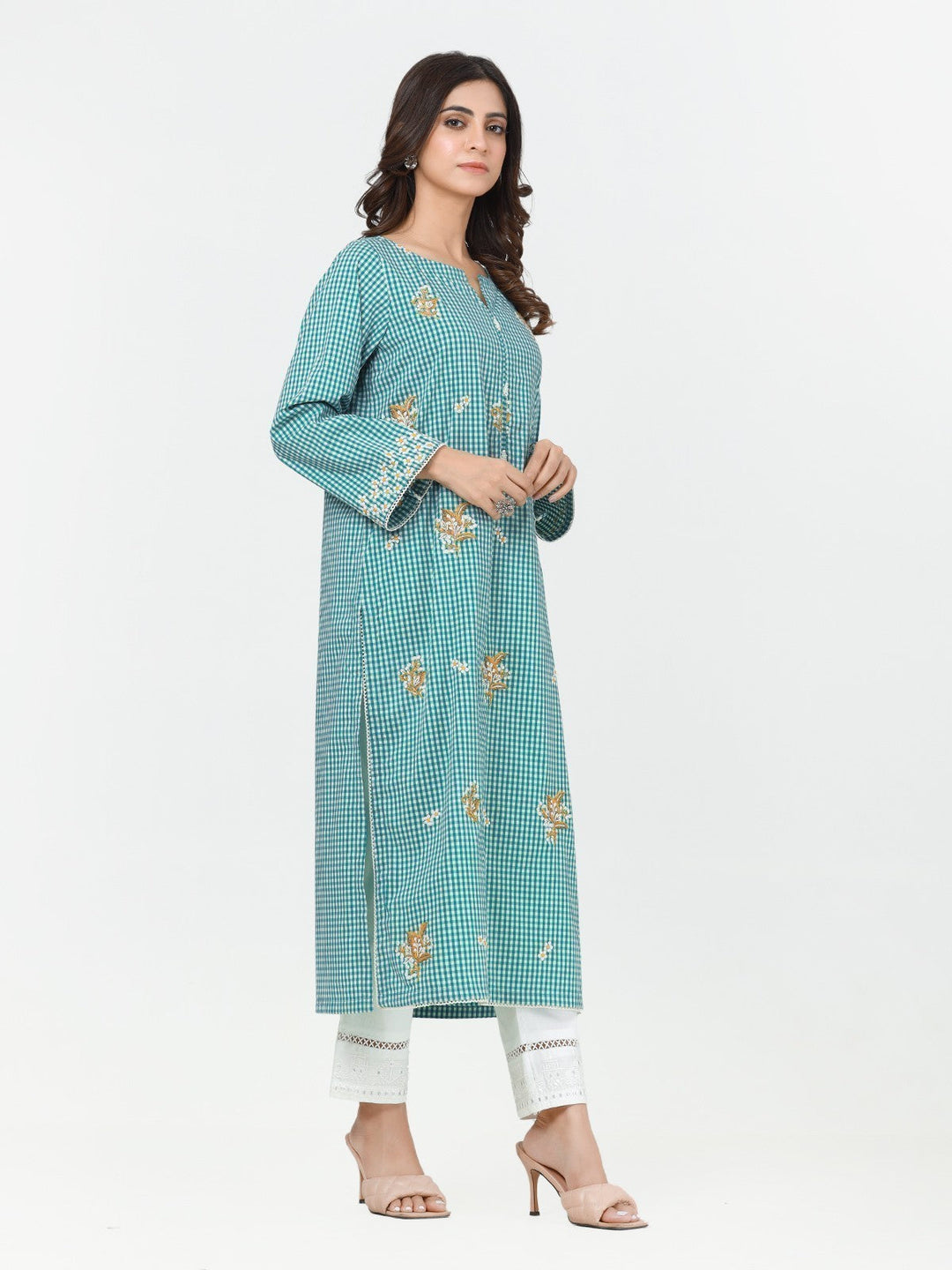 Pret 1Pc Embroidered Cotton Shirt - EWTKE23-69293S