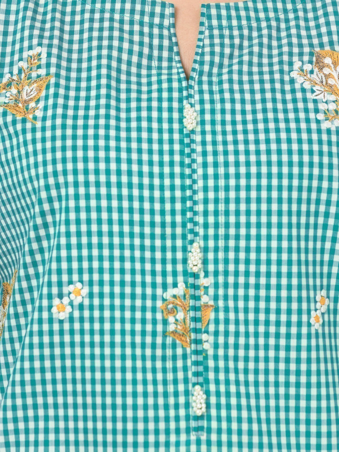 Pret 1Pc Embroidered Cotton Shirt - EWTKE23-69293S