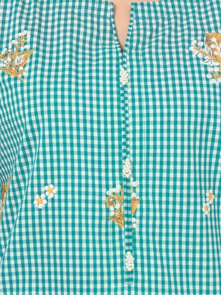 Pret 1Pc Embroidered Cotton Shirt - EWTKE23-69293S
