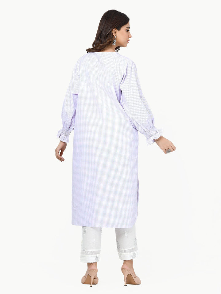 Pret 1Pc Embroidered Cotton Shirt - EWTKE23-69305S